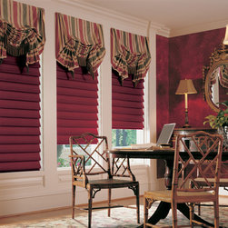 Vignette&reg; Traditional&trade; Modern Roman Shades with EasyRise&trade; cord loop - Roman Shades