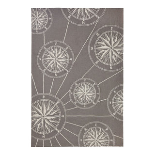Frontporch Compass Indoor/Outdoor Rug, 5'x7'6
