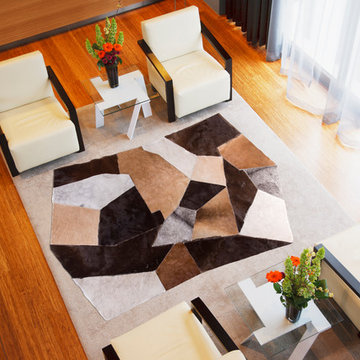 CUSTOM Cowhide Patchwork Rugs
