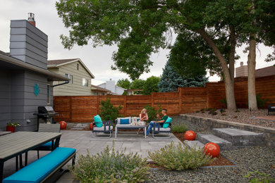 This is an example of a mid-sized contemporary landscaping in Denver.