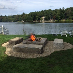 Reclaimed Granite Fire Pits - Landscaping Stones And Pavers