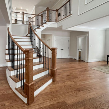 Project #117 | Custom Twist on a Classic L-Shaped Stair