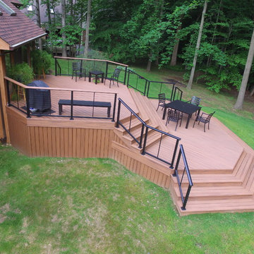 Composite Deck/Cable Rail/Stonework