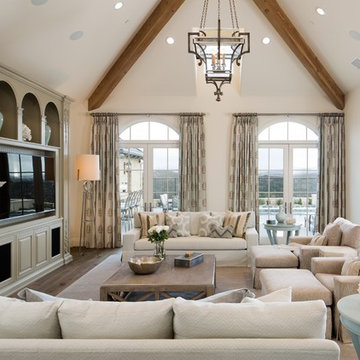 Living Room Design in North San Diego County - Custom Interior Lighting