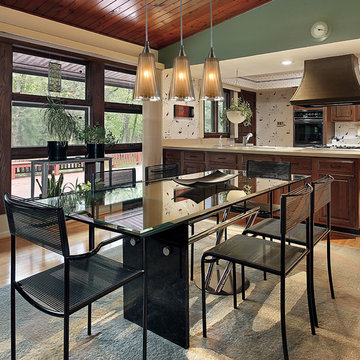 Satin Nickel 1-Light 8" Pendant