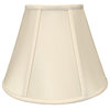 Royal Designs Deep Empire Bell Lamp Shade, Beige, 9x16x12.25, Set of 2
