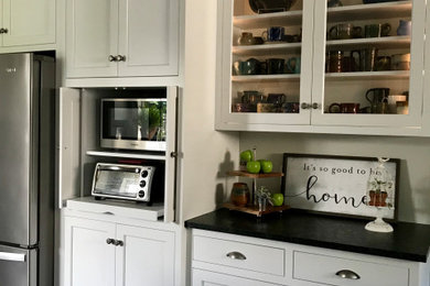 Inspiration for a contemporary kitchen remodel in Other