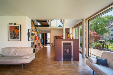 Photo of a contemporary living room in Dresden.
