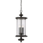Savoy House - Savoy House 5-1225-40 Palmer Hanging Lantern in Walnut Patina - Canopy Height(Top To Bottom) : 1