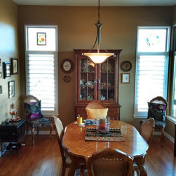 Cafe Shutters with Continuous Frame - Interior Shutters