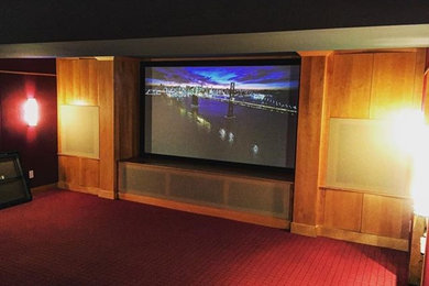 Example of a home theater design in New York