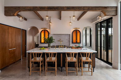 Inspiration for an eclectic kitchen remodel in Austin