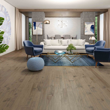 Sculpted Hardwood Floors