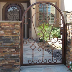 Courtyard & Pedestrain Gates - Home Fencing And Gates