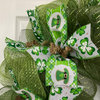Irish Cheer Welcome Here Handmade St Patrick's Day Deco Mesh Wreath