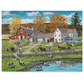 Bob Fair 'Friends On The Farm' Canvas Art