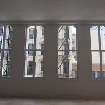 Loft Condo with Motorized Sheer & Blackout Drapery