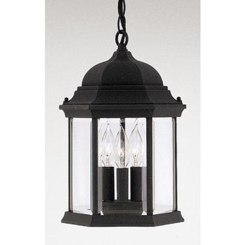 Designers Fountain 2984-BK Devonshire - Three Light Outdoor Hanging Lantern