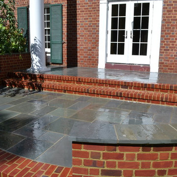 Brick and Flagstone Patio