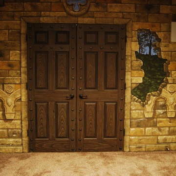 Game Of Thrones Themed Home Theater Murals, hand painted in Northern Virginia