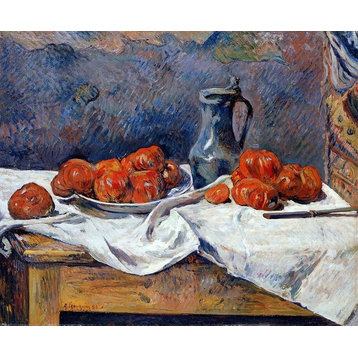 Paul Gauguin Tomatoes and a Pewter Tankard on a Table Wall Decal