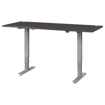 Move 40 Series 72W Height Adjustable Standing Desk, Storm Gray