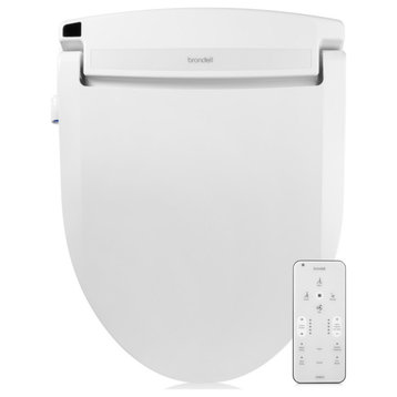 Brondell Swash Select DR802 Bidet Seat With Warm Air Dryer + Deodorizer White, Elongated