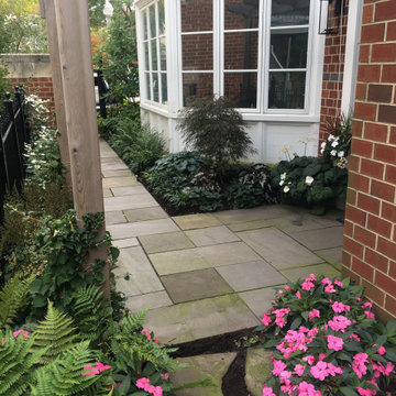 After: front walk east facing