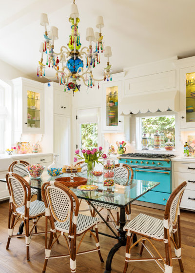 Eclectic Kitchen by Alison Kandler Interior Design