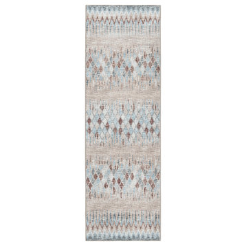 Winslow WL5 Taupe 2'6" x 12' Runner Rug
