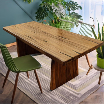 Discover timeless luxury with Woodensure’s Elegant Solid Wood Dining Tables