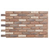 Chicago Brick Faux Brick Wall Panel, Sahara, 36"x48" Wall Panel