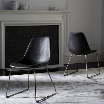 Dorian Accent Chair (Set of 2) - Gray, Copper
