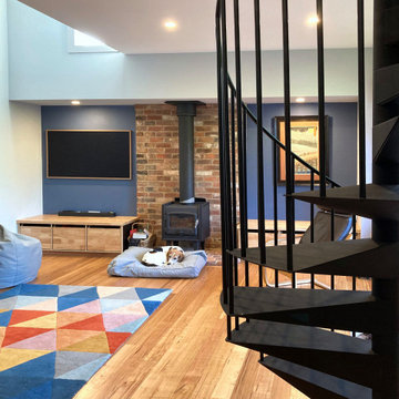 Rust Red 2 Storey Addition / Launceston, TAS