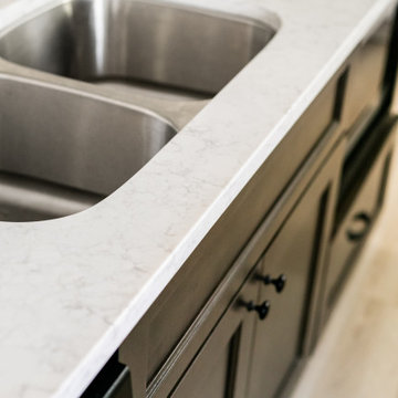 Modern Kitchen Remodel Done in an Alabaster Color