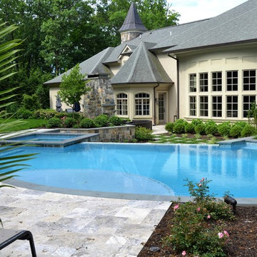 Glass Tile Swimming Pool Design