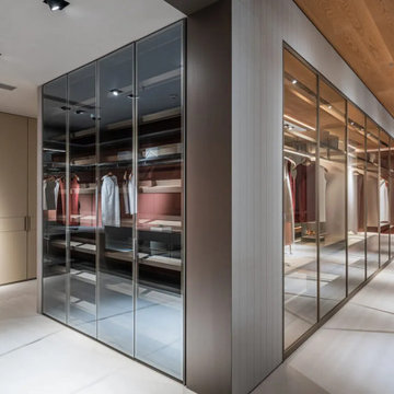 Walk-In Closet - Portale G Italian Modern Walk In Closet System