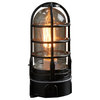 The "Vapor Touch" Hammered Black industrial touch lamp