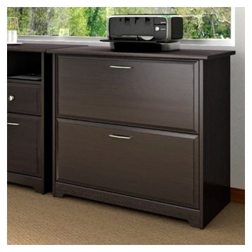 Cabot 2 Drawer Lateral File Cabinet in Espresso Oak - Engineered Wood