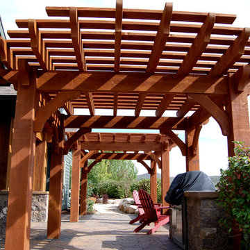 Over Sized Timber Frame Pergola Arbor Gazebo Kits