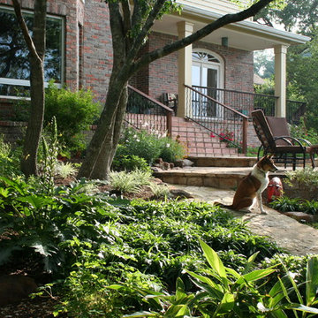 Traditional garden in Northwest Hills