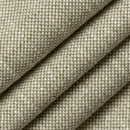 Green Linen Look Textured Tweed Upholstery Fabric by the Yard