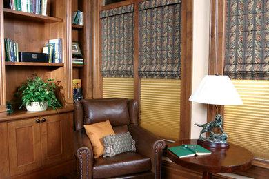 Elegant home office photo in San Francisco
