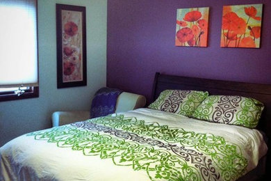 Inspiration for an eclectic bedroom remodel in Other