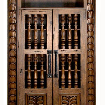 Antigua Carved Cabinets & Interiors
