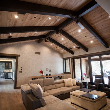Contemporary Craftsman with Reclaimed Elm Interior Paneling