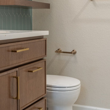 Modern Warm Bathroom Remodel | Boulder, Colorado