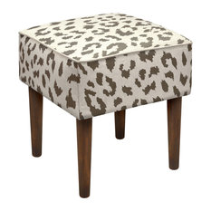 50 Most Por Animal Print Vanity Stools And Benches For 2018 Houzz 123 Creations Cheetah Modern Vanity Stool Brown Stools And Benches