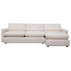 Arcadia 2PC Reversible Chaise Sectional - Cream