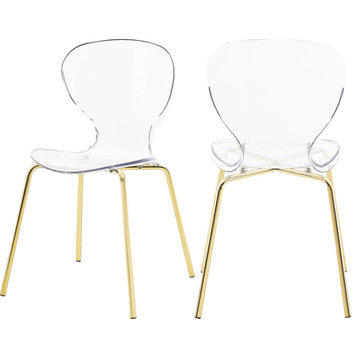 Clarion Dining Chair (Set of 2), Gold